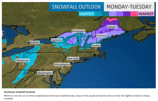 weather.com snowfall forecast