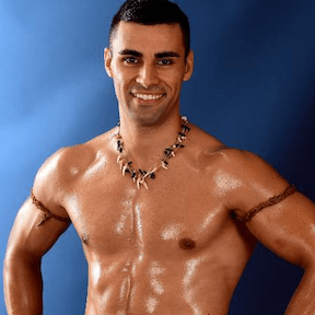 Tongan cross country skier