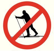 No skiing
