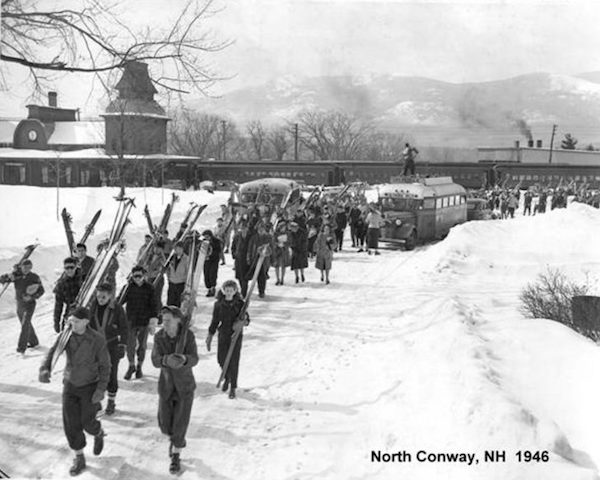 The good 'ol ski train days