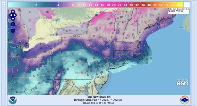 Typical northeast weather: President’s Day weekend 2025 – Across the ...