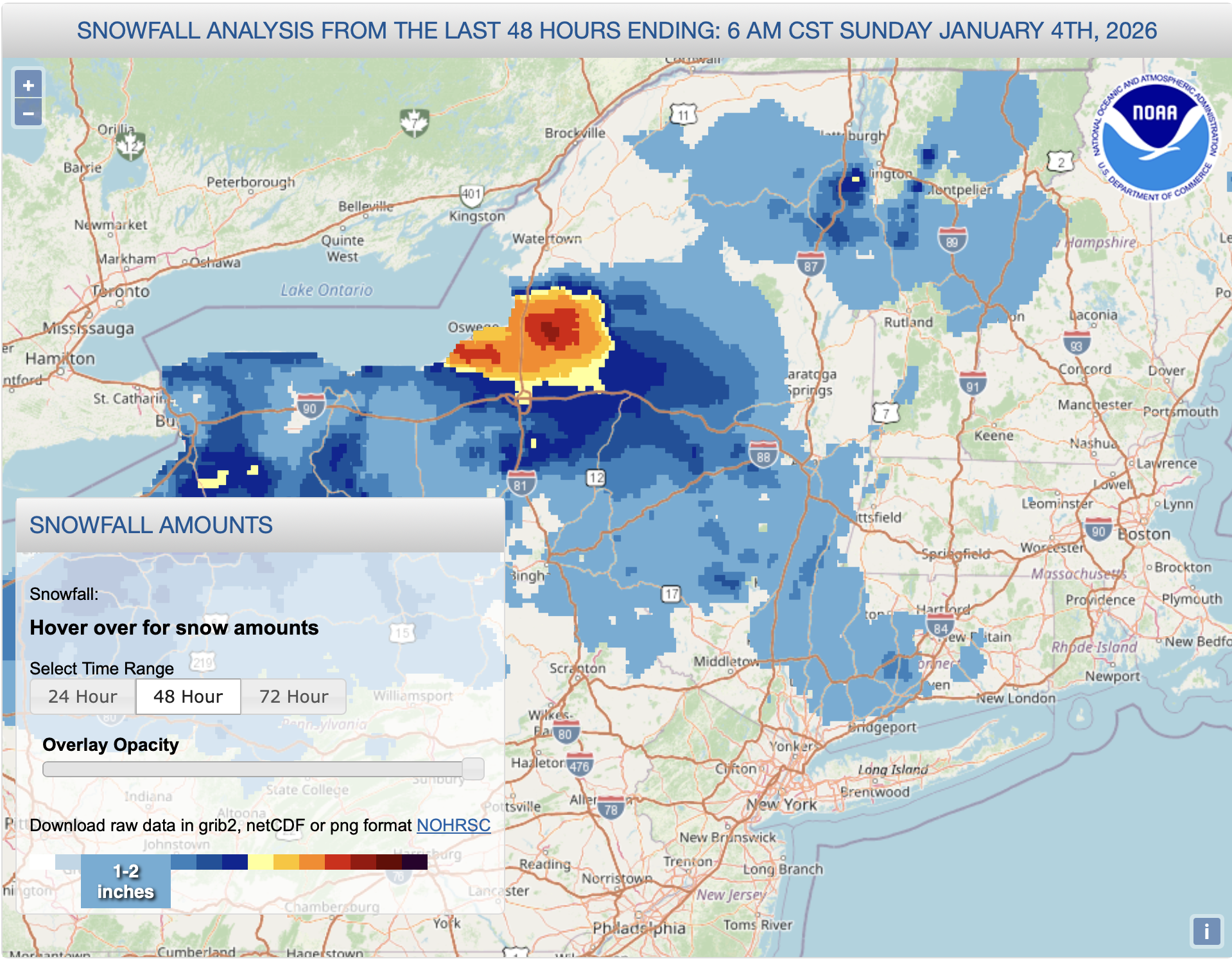 Snowfall Line As the weather turns: forecast for the week of Jan. 5 2026 – Across the ...