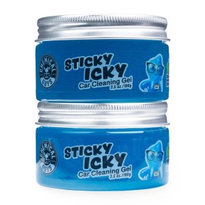 Jars of Sticky Icky cleaning gel